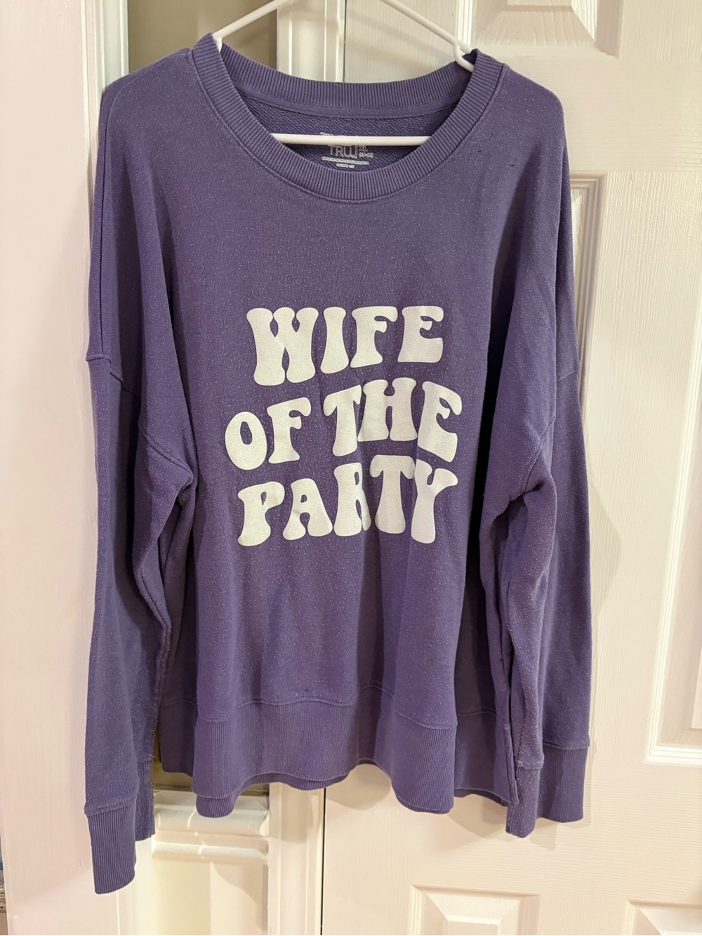 Time and Tru Lavender Crewneck Sweatshirt